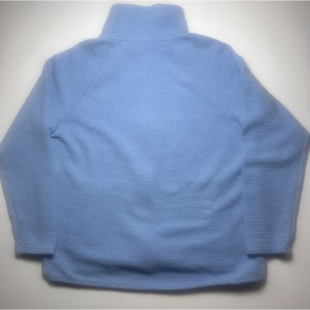 L.L.Bean Women's Lakewashed Double-Knit Full-Zip Jacket Sky Blue Size‎ M - Picture 3 of 5